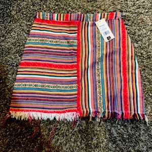 Showpo striped mini skirt, size 4